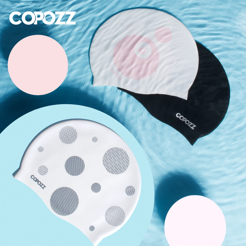 Aquatic Sports Hat - Copozz эластичная силиконовая резина, водонепроницаемая защита