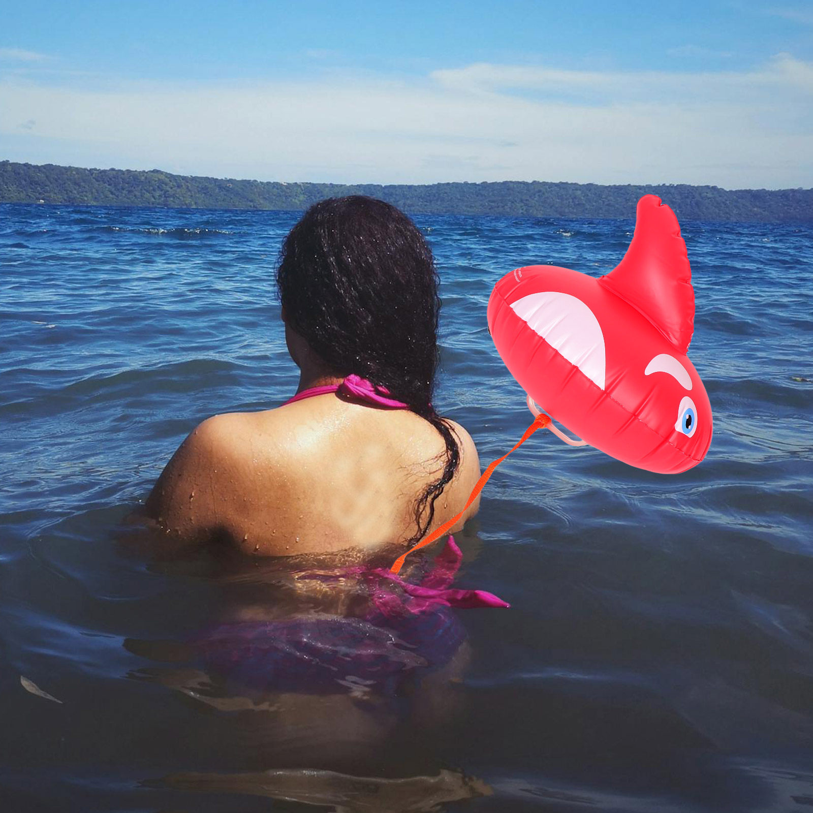 Надувной плавательный буй с ре – обзор и цена Swim Buoy Open Water